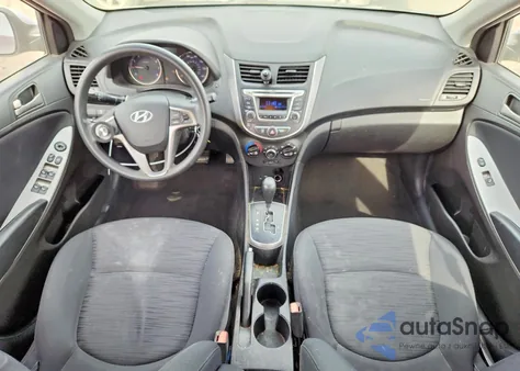 2016 Hyundai Accent Se z USA, uszkodzony, nr VIN KMHCT5AE4GU283660